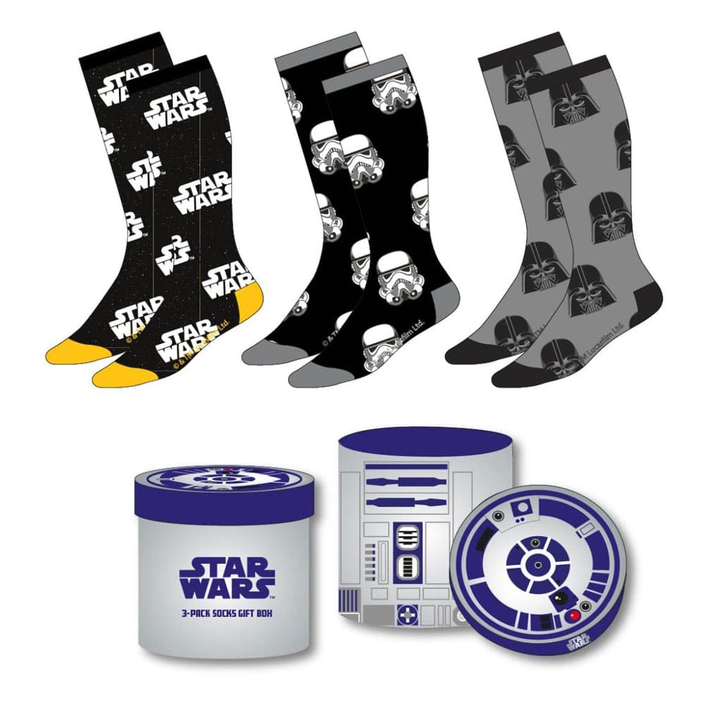 Star Wars pack 3 paires de chaussettes 38-45