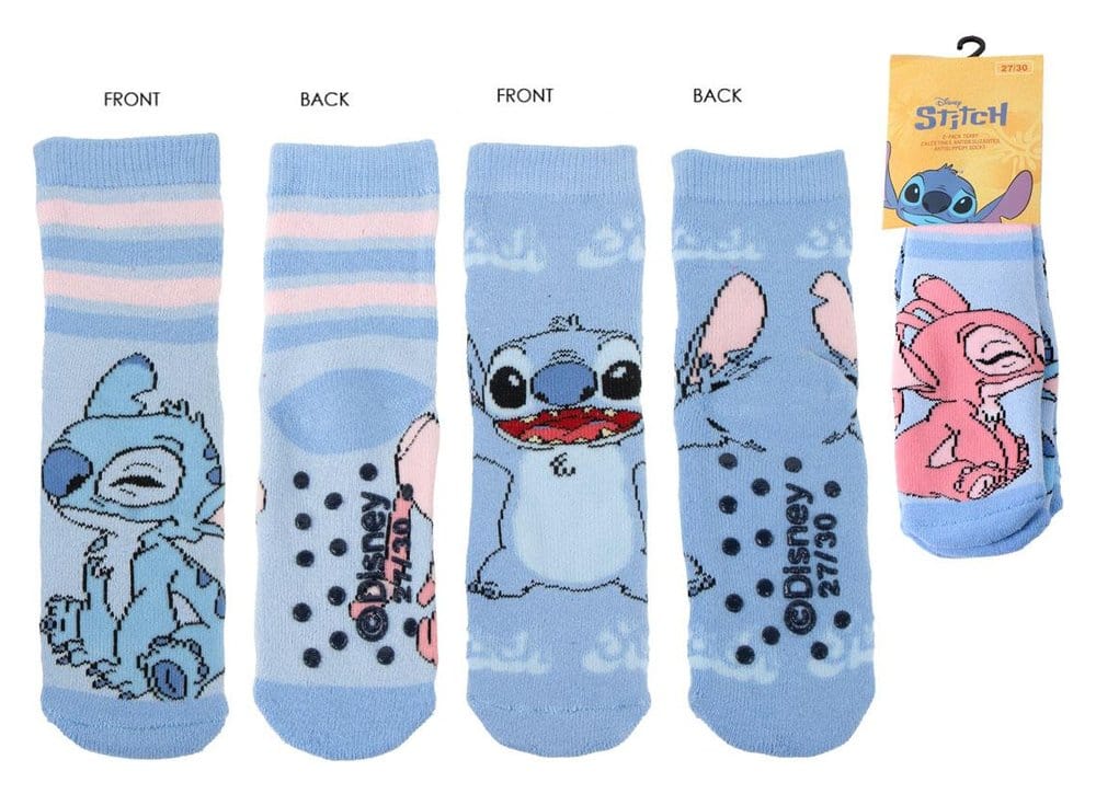 Lilo & Stitch Chaussettes Antidérapantes avec Applications Stitch 27-34