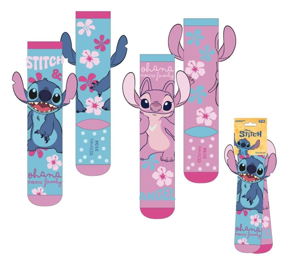 Lilo & Stitch Chaussettes avec Applications Stitch 27-34