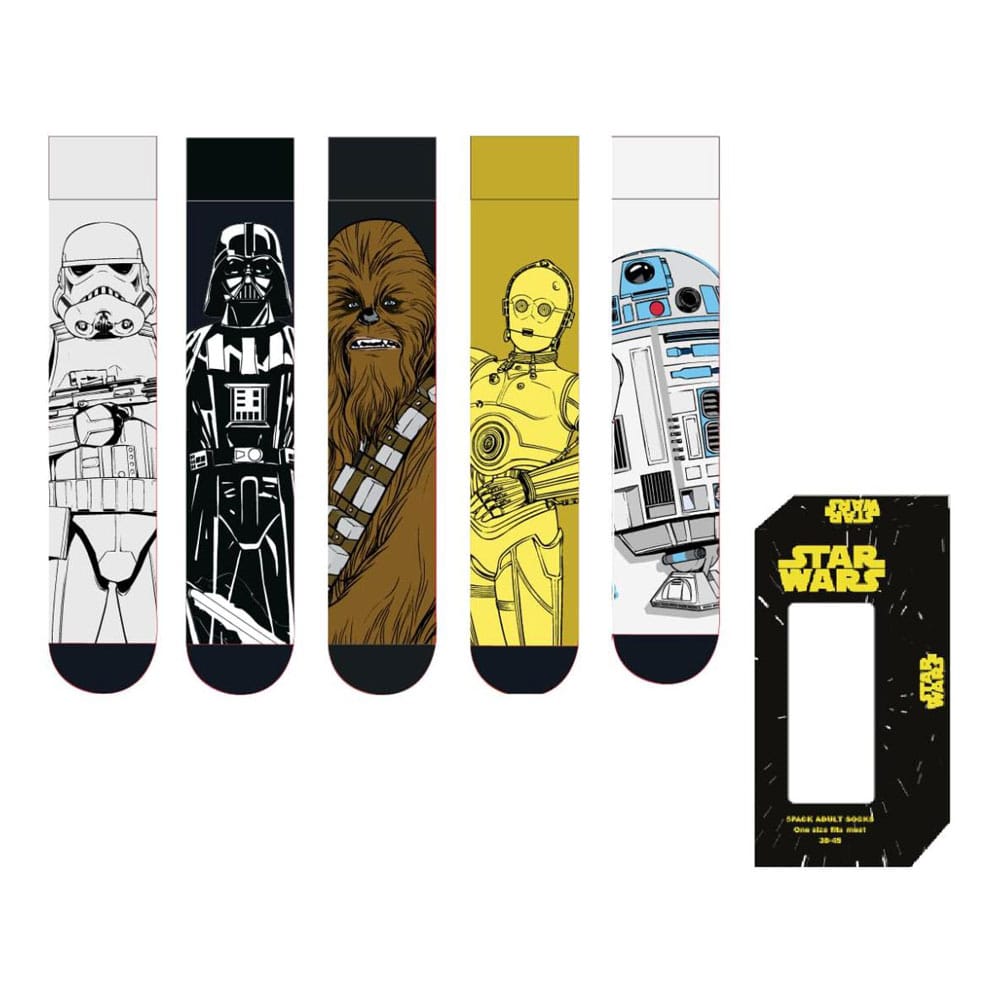 Star Wars pack 5 paires de chaussettes 38-45