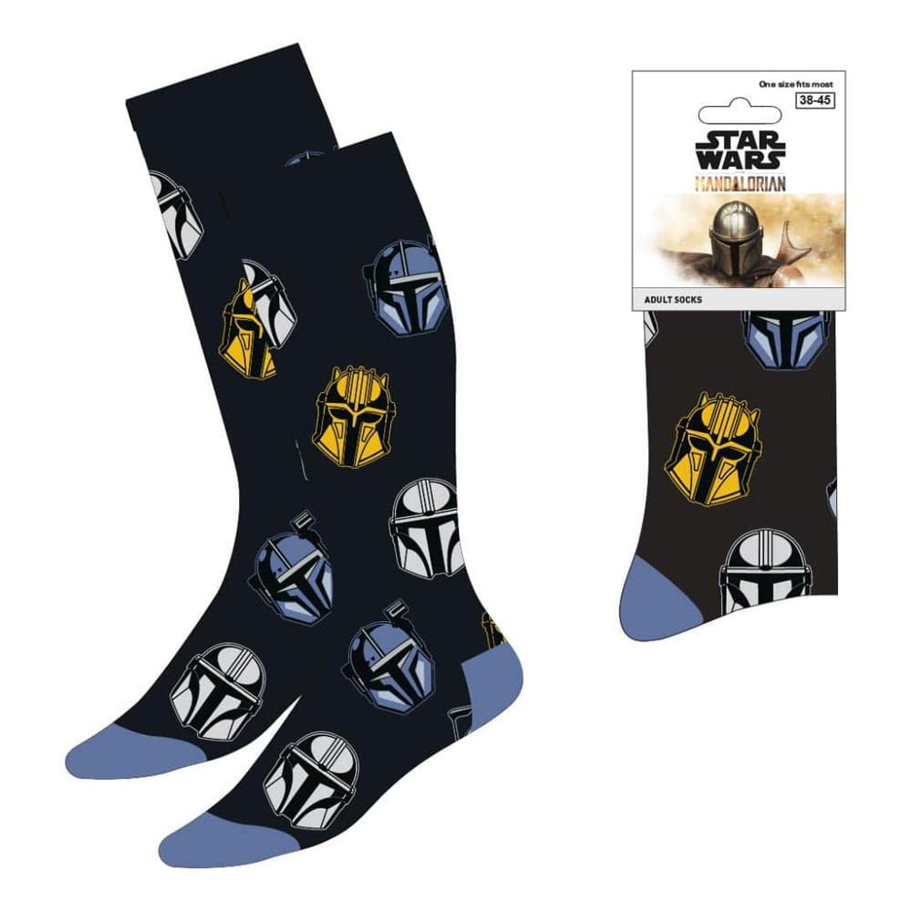 Star Wars: The Mandalorian chaussettes Helmets 38-45