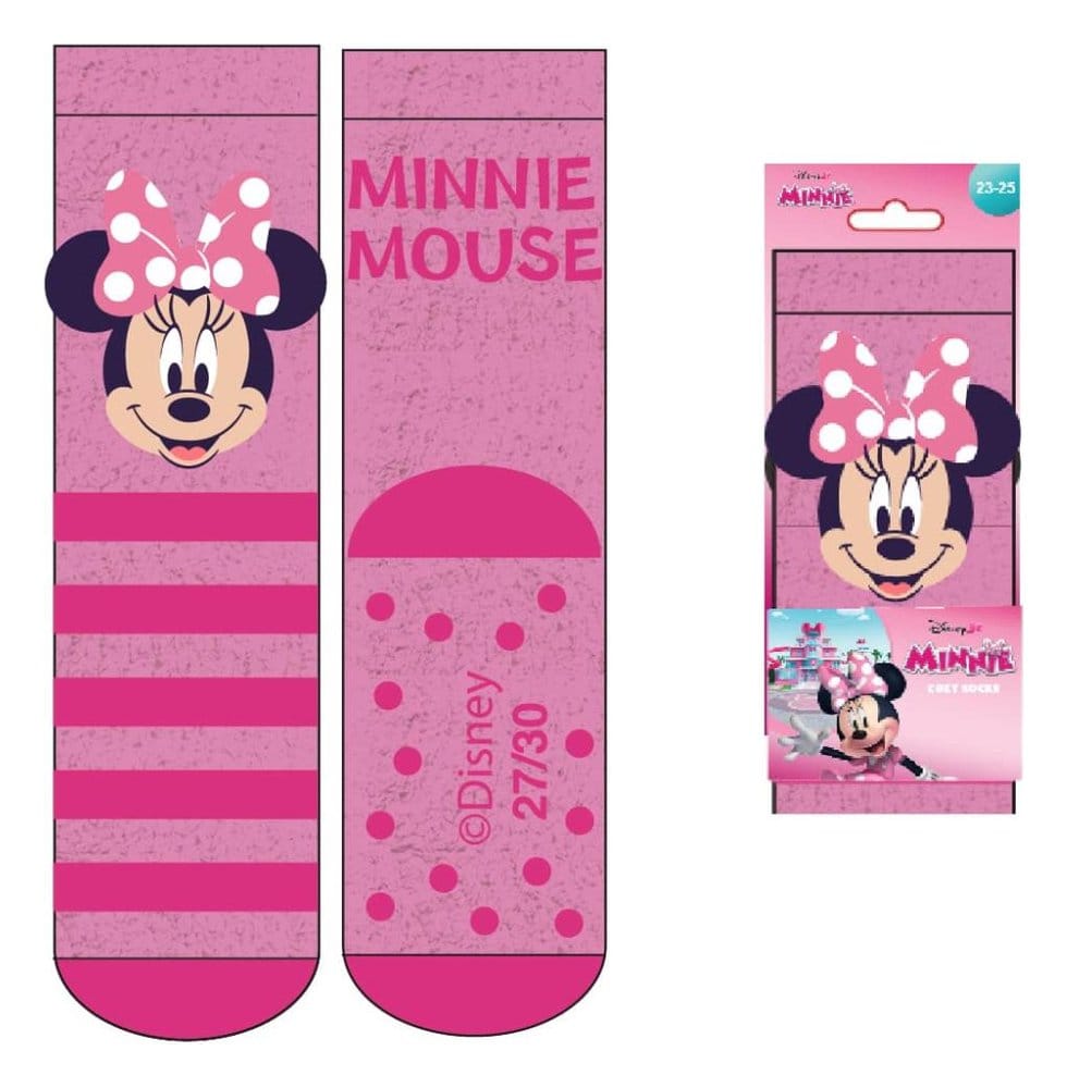 Disney Chaussettes Douillettes Antidérapantes Minnie Mouse 27-34