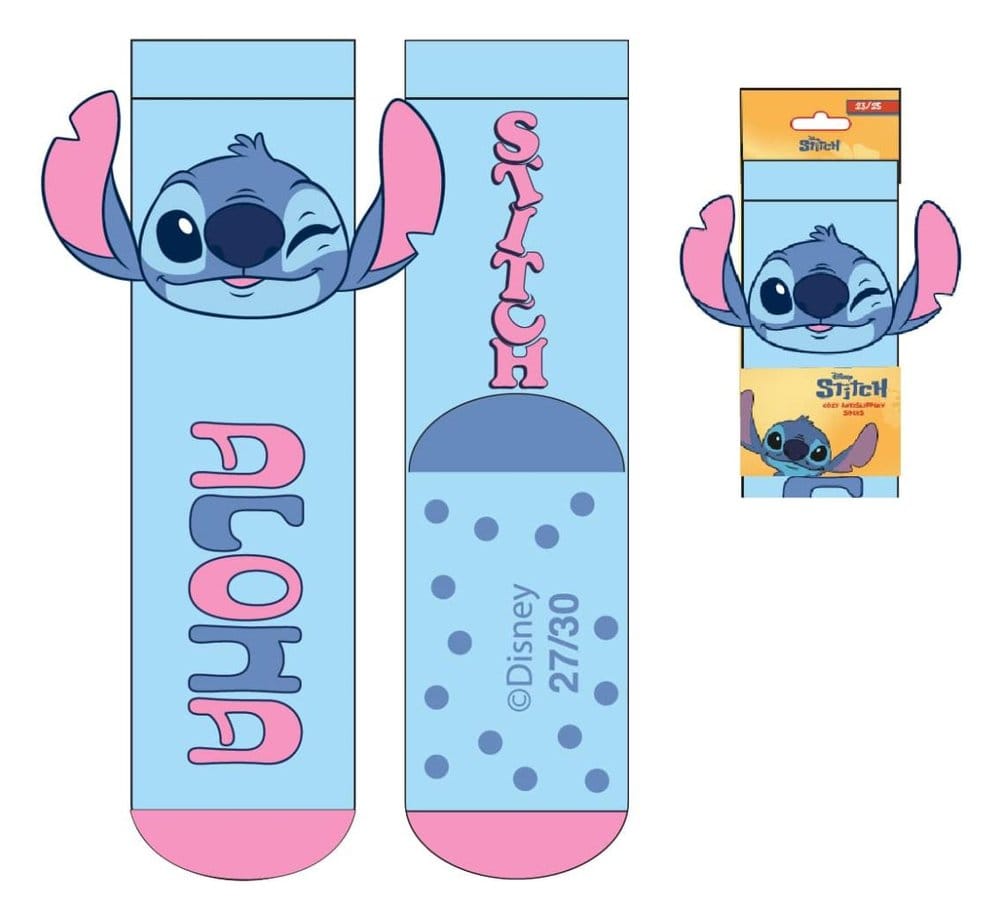 Lilo & Stitch Chaussettes Douillettes Antidérapantes Stitch 27-34