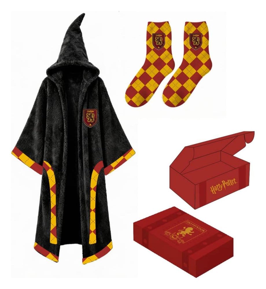 Harry Potter Cape en Polaire & Chaussettes Coffret Cadeau