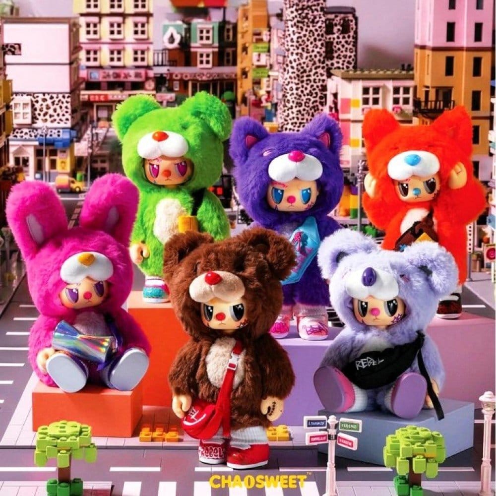 Rebel Bears assortiment figurines peluche Blind Box Movable Series 18 cm (6)