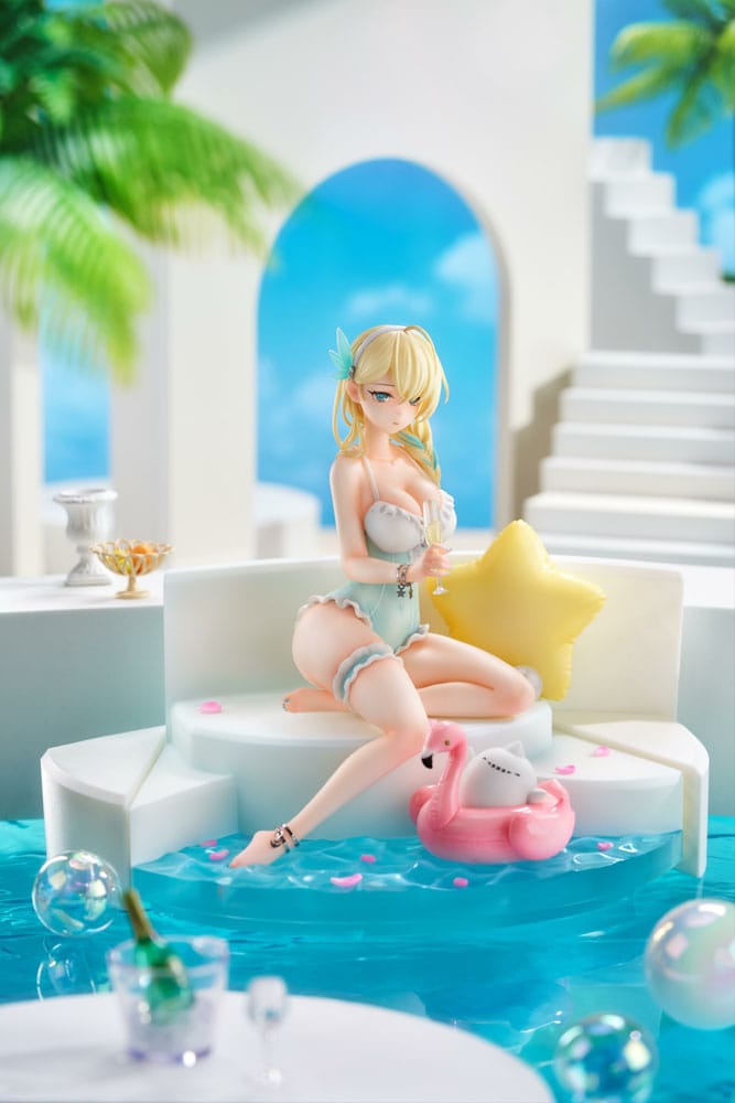 Senkan Shoujo R statuette PVC 1/7 Lexington (CV-16) Summer of Ingleside Ver. 19 cm