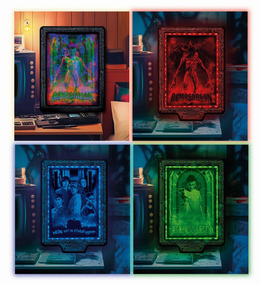 Stranger Things Metamorphic Art Collection puzzle avec effet lumineux Demogorgon (520 pièces)