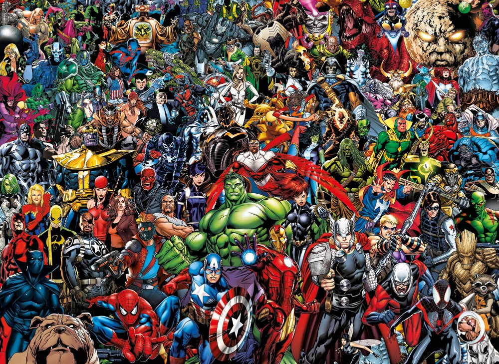 Marvel 80th Anniversary Puzzle Impossible Characters