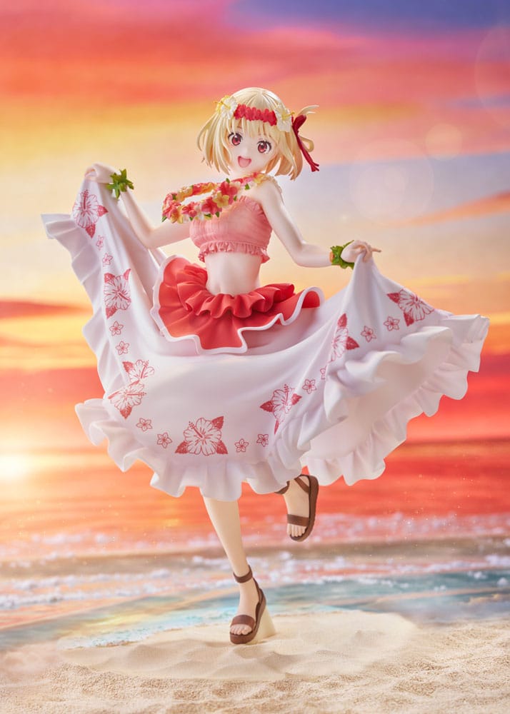 Lycoris Recoil statuette PVC 1/7 Chisato Nishikigi Hawaii Ver. 24 cm