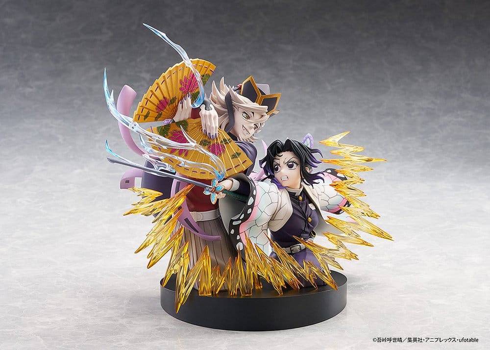Demon Slayer: Kimetsu no Yaiba pack 2 figurines PVC Shinobu Kocho & Doma 18 cm