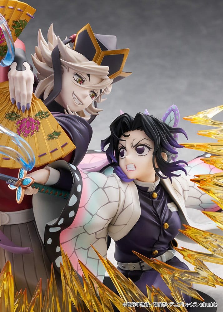 Demon Slayer: Kimetsu no Yaiba pack 2 figurines PVC Shinobu Kocho & Doma 18 cm