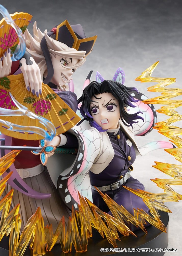 Demon Slayer: Kimetsu no Yaiba pack 2 figurines PVC Shinobu Kocho & Doma 18 cm