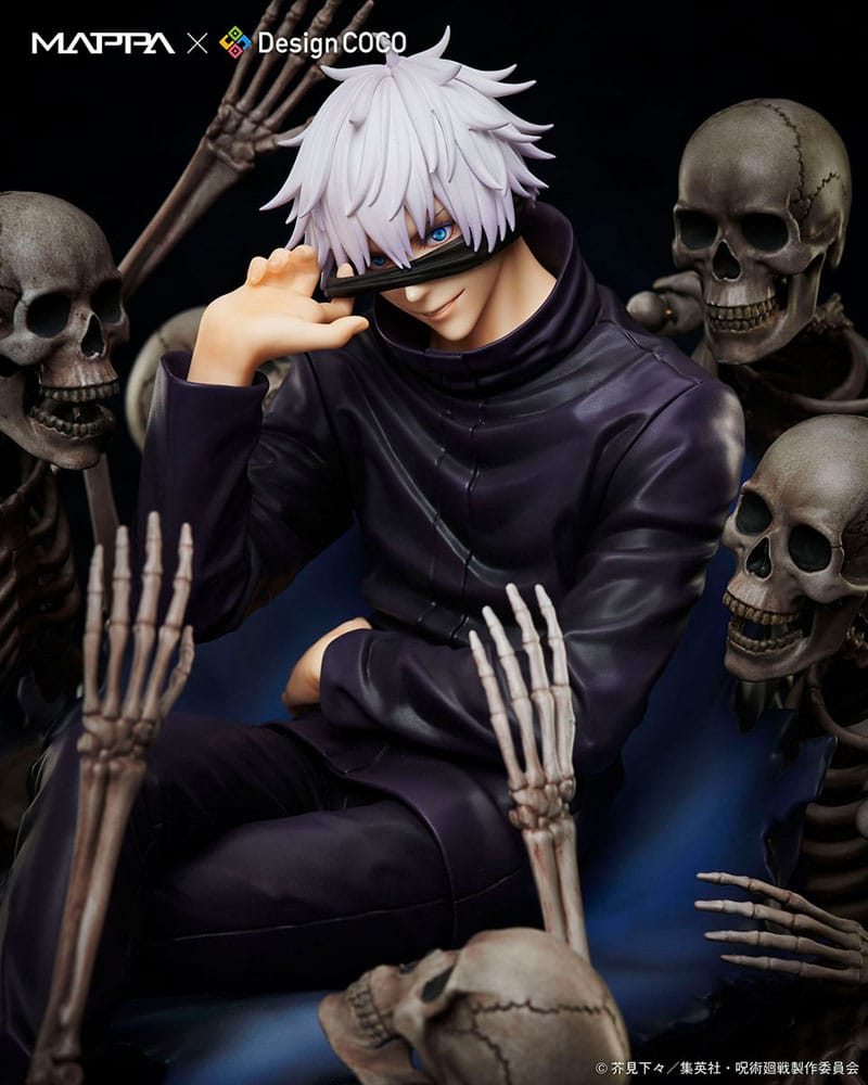 Jujutsu Kaisen Shibuya Incident statuette PVC Mappa x Design Coco 1/7 Satoru Gojo 23 cm