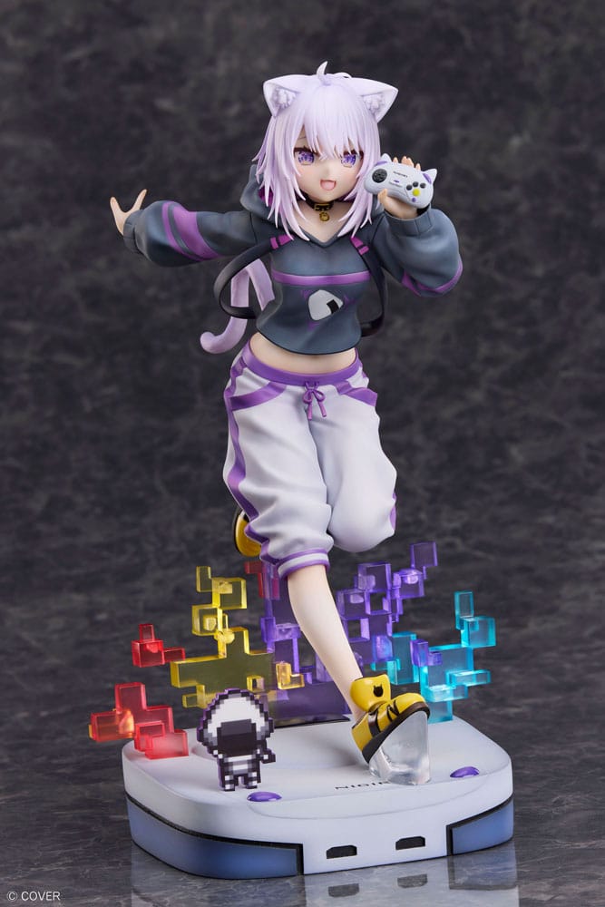 Hololive Production statuette PVC 1/7 Nekomata Okayu We Are Gamers Ver. 23 cm