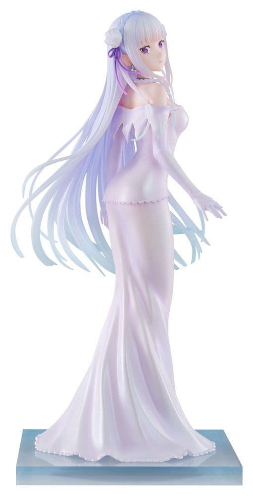 Re:ZERO -Starting Life in Another World- figurine PVC 1/7 Emilia Wedding dress Ver. 24 cm