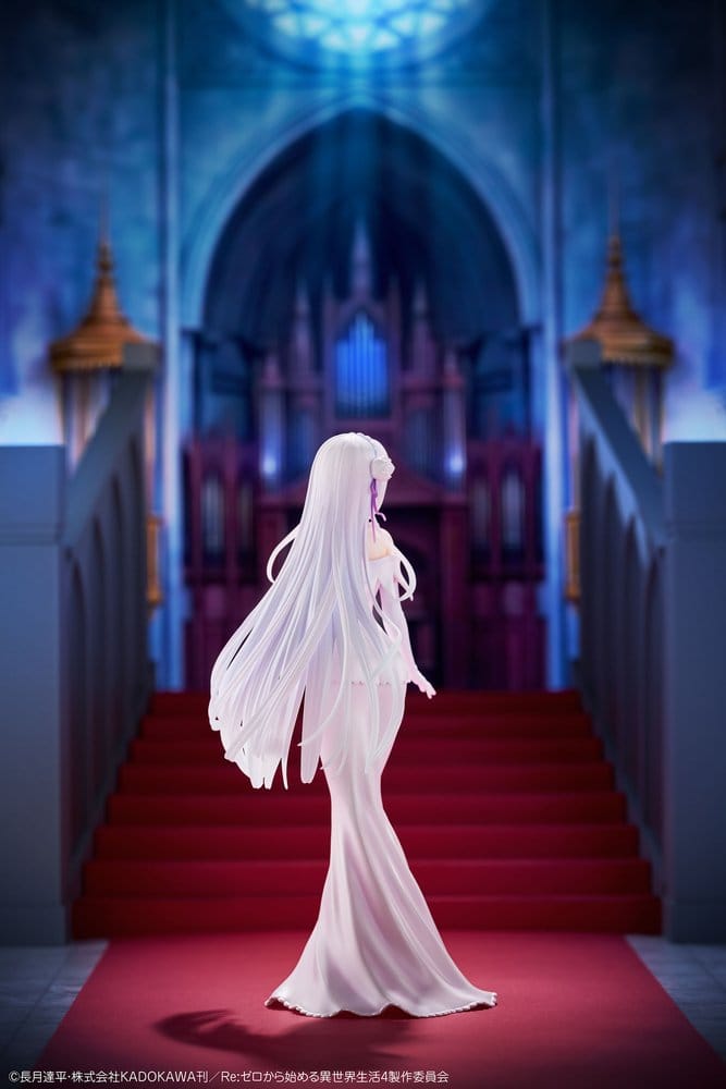Re:ZERO -Starting Life in Another World- figurine PVC 1/7 Emilia Wedding dress Ver. 24 cm