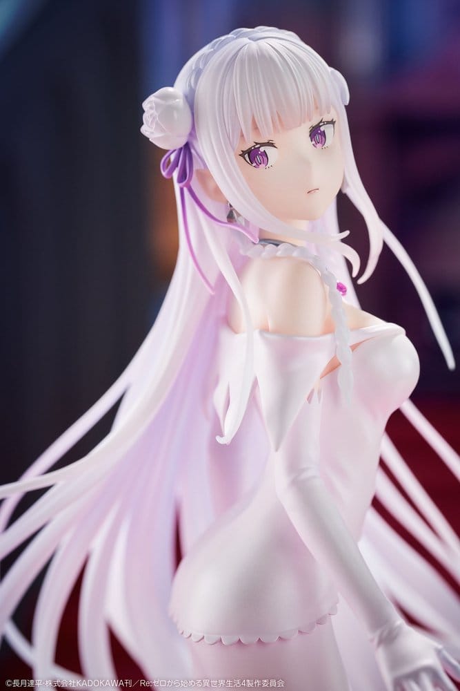 Re:ZERO -Starting Life in Another World- figurine PVC 1/7 Emilia Wedding dress Ver. 24 cm