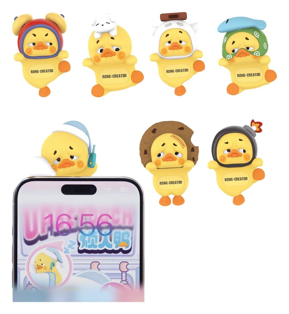 Upset Duck: Status Display Duck Blind Box figurine 5 cm Display (6)