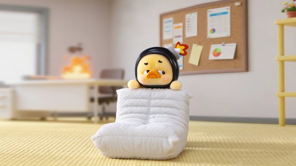 Upset Duck: Status Display Duck Blind Box figurine 5 cm Display (6)