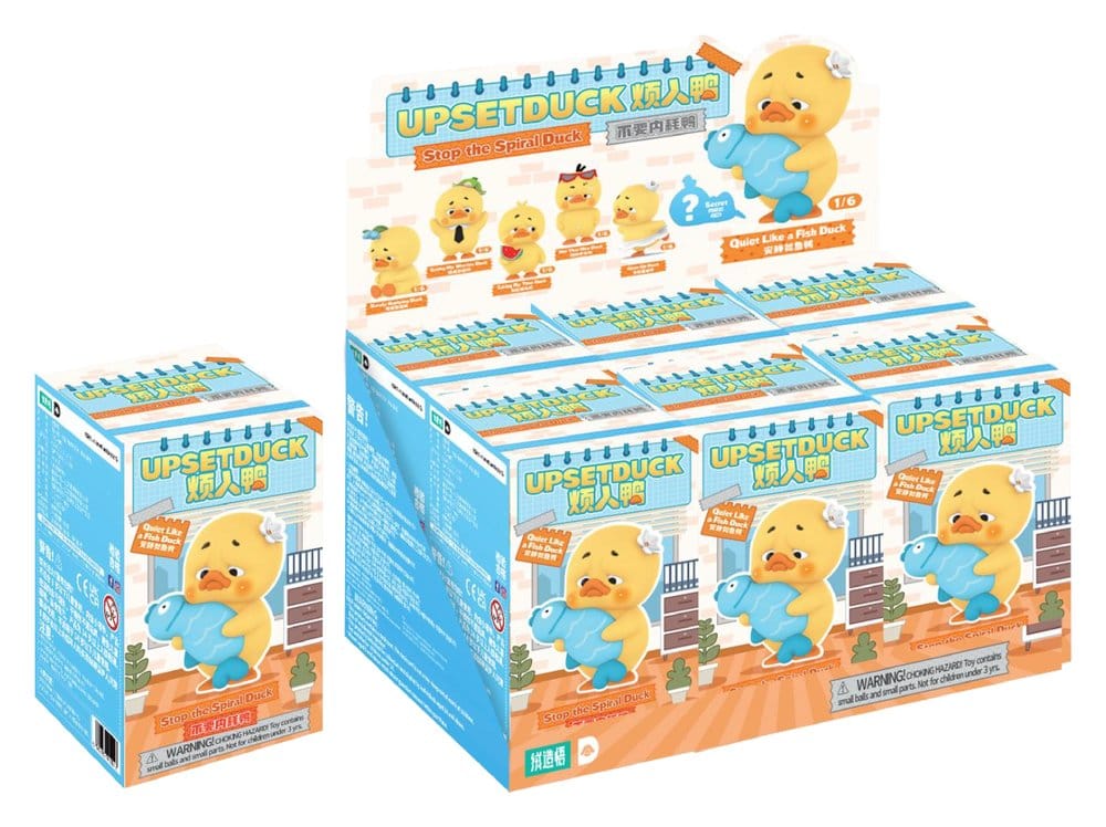 Upset Duck: Stop the Spiral Duck Blind Box Figurine 10 cm Display (6)
