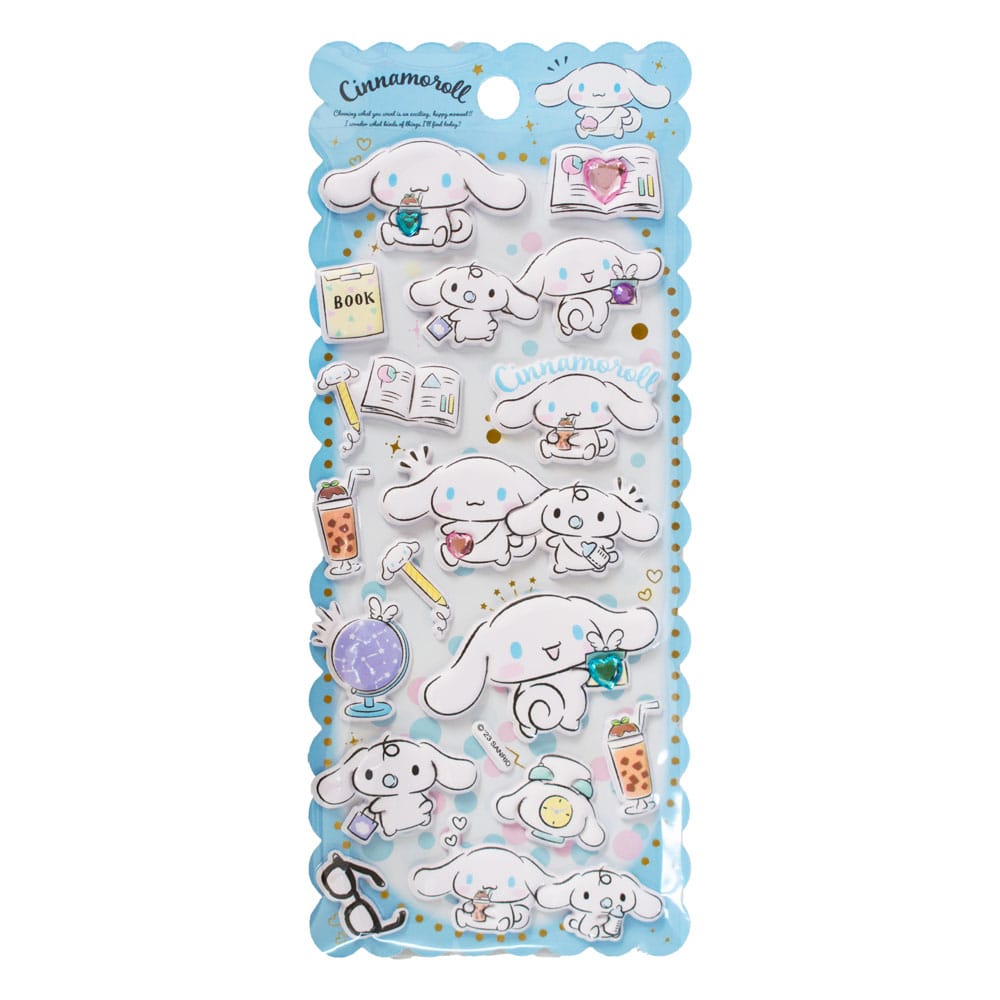 Hello Kitty and Friends Autocollants Cinnamoroll Puffy Assortiment (20)