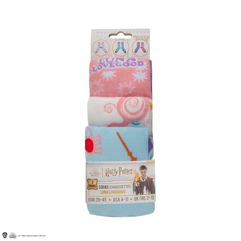 Harry Potter pack 3 paires de chaussettes Luna Lovegood