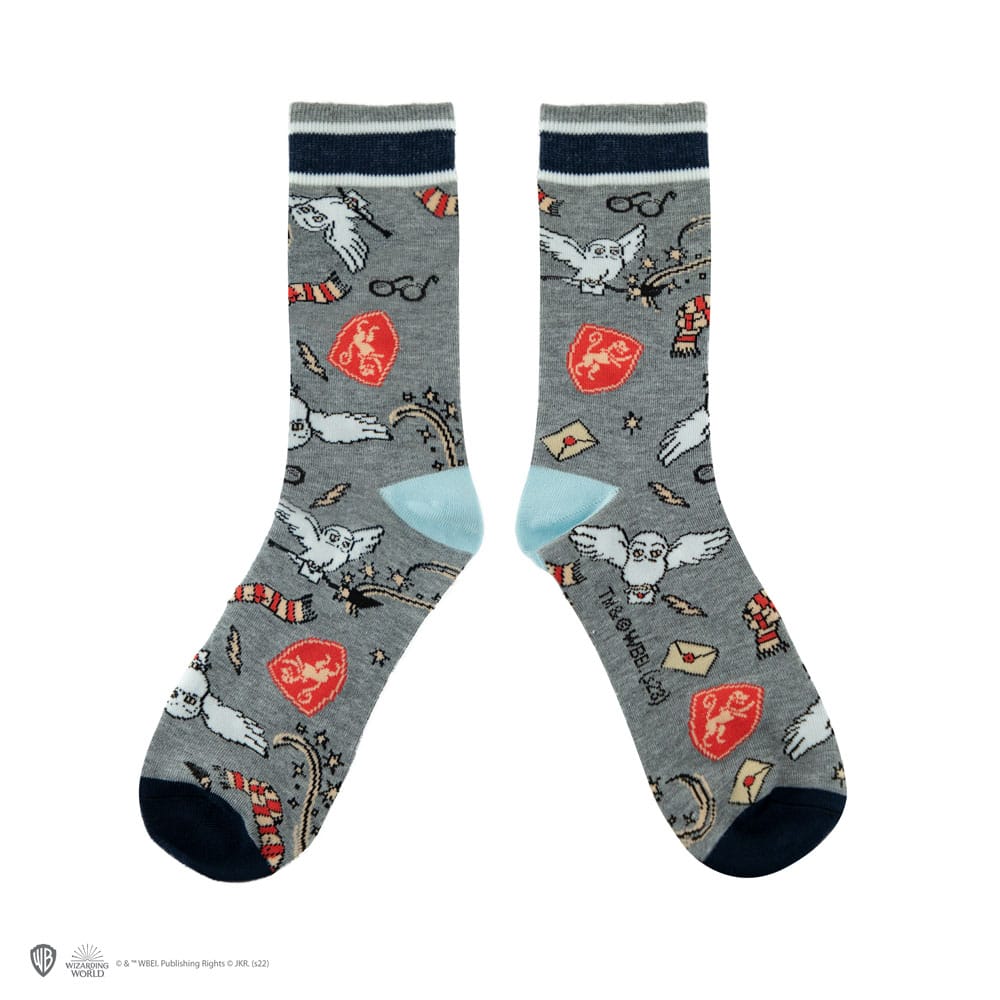 Harry Potter pack 3 paires de chaussettes Hedwig