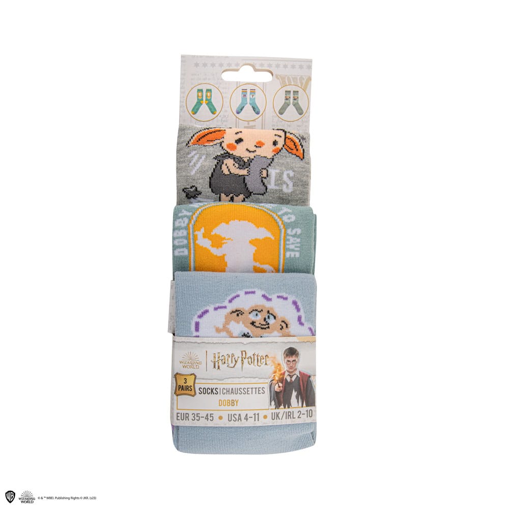 Harry Potter pack 3 paires de chaussettes Dobby