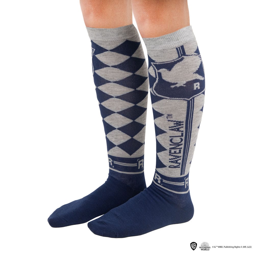Harry Potter pack 3 paires de chaussettes à genoux Serdaigle