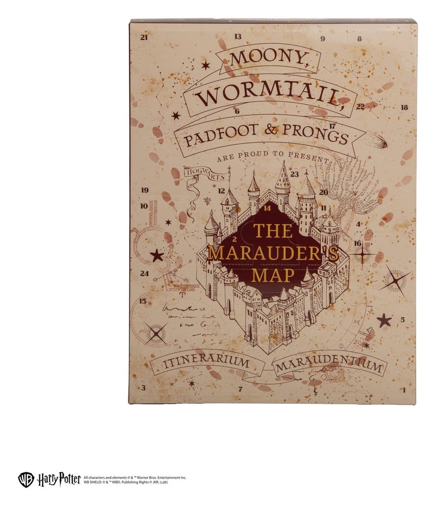 Harry Potter calendrier de l'avent Marauder's Map New Edition 2026