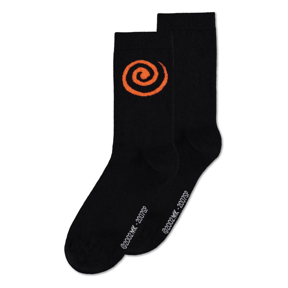 Naruto Shippuden pack 3 paires de chaussettes Sasuke Symbol 43-46