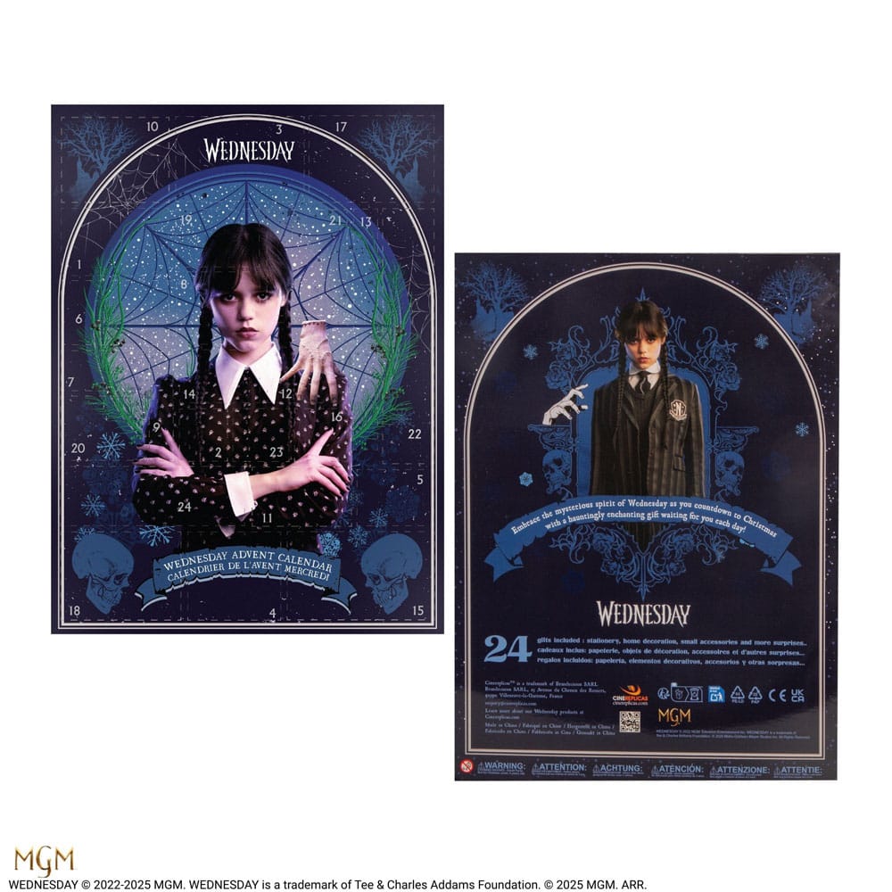 Wednesday calendrier de l'avent 2025