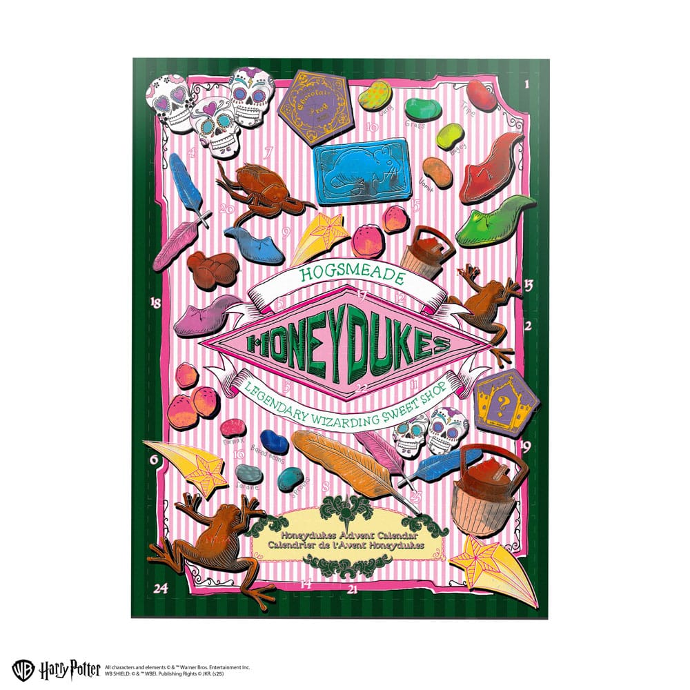 Harry Potter calendrier de l'avent Honeydukes