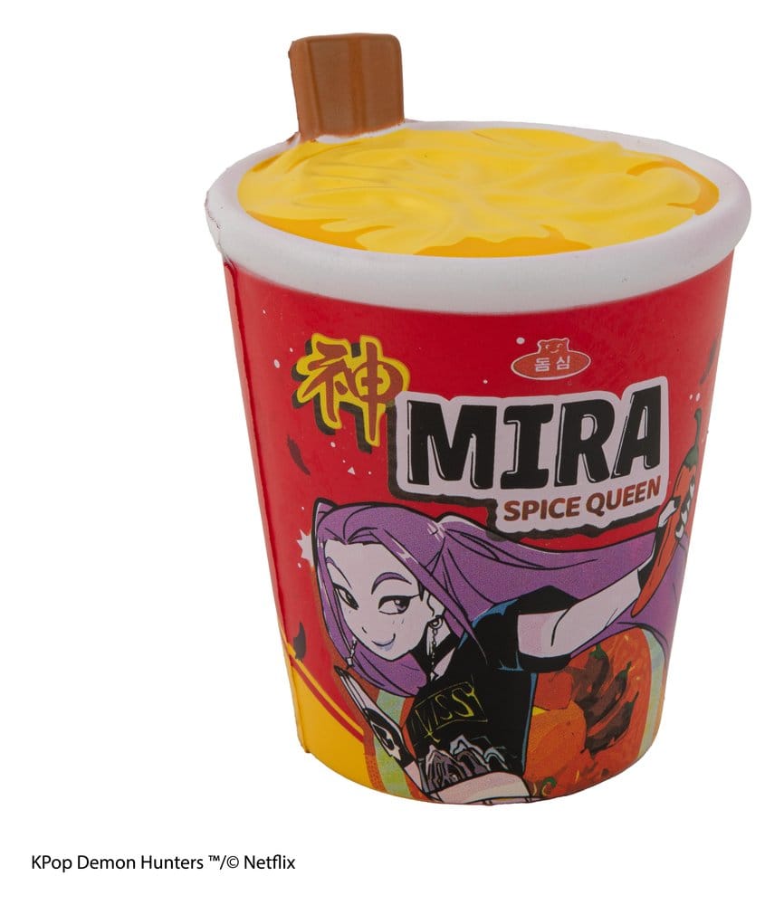 KPop Demon Hunters figurine anti-stress Squishy Mira Spice Queen Noodles