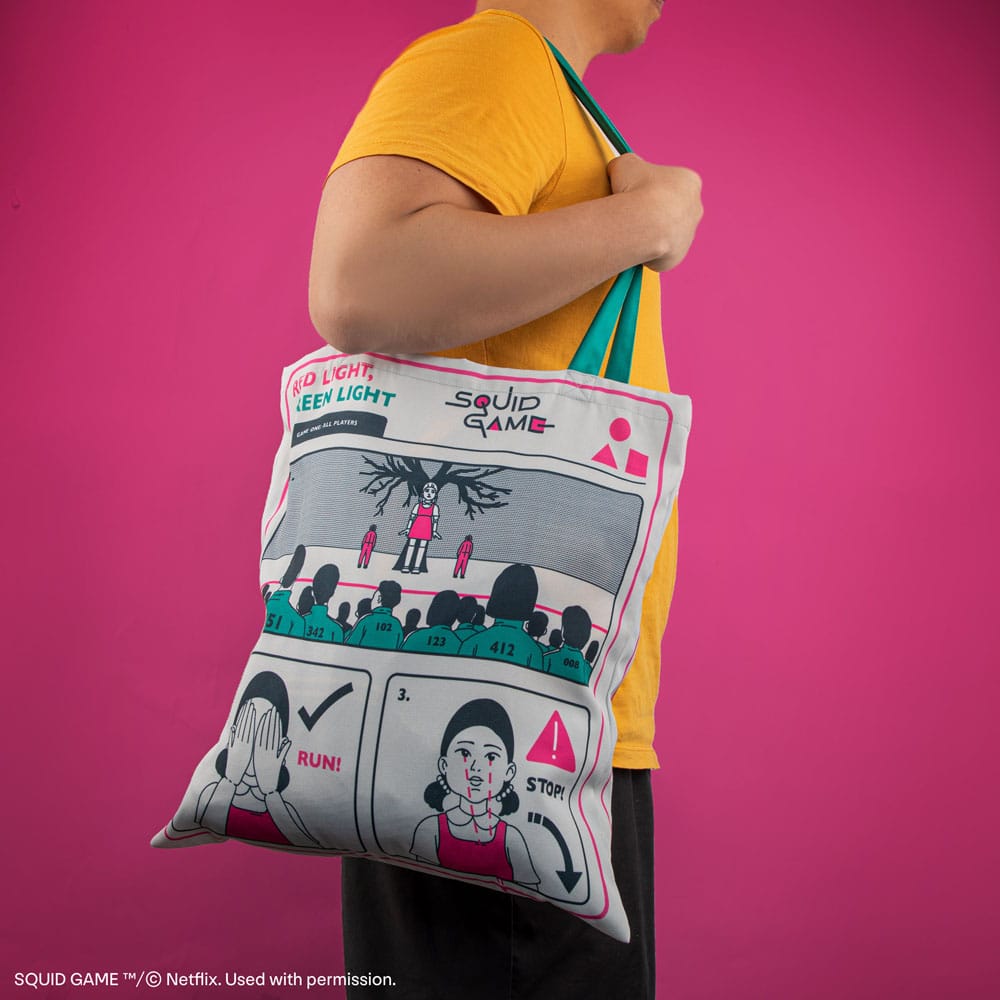 Squid Game sac shopping Young-hee Blue Print