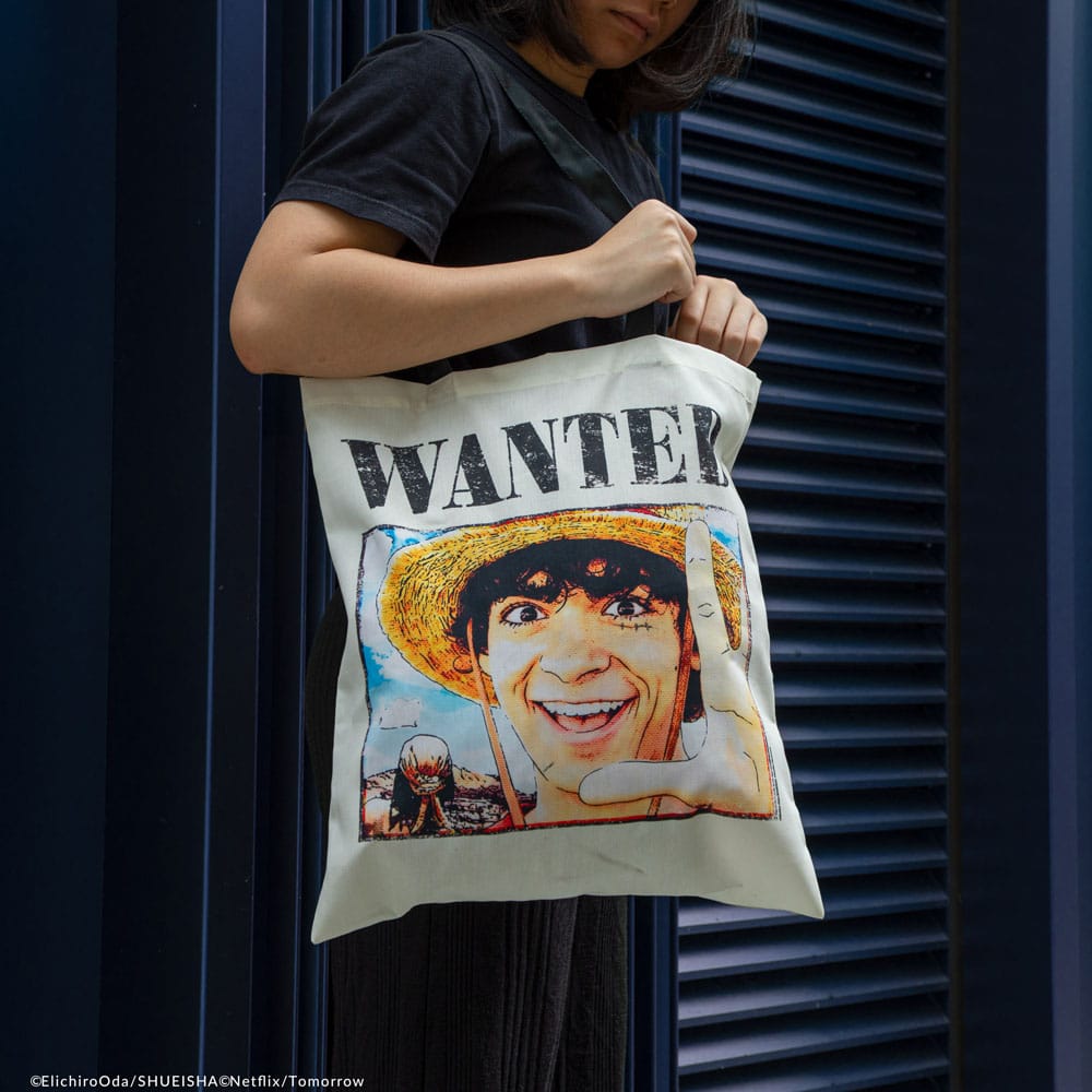 One Piece sac shopping Wanted Luffy