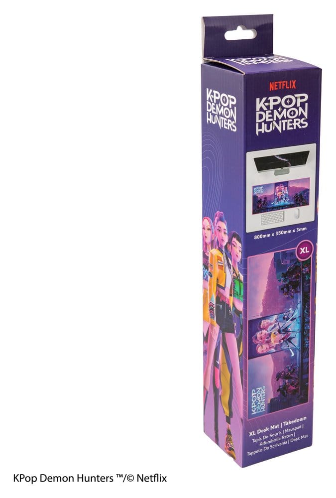 KPop Demon Hunters tapis de bureau Takedown XL