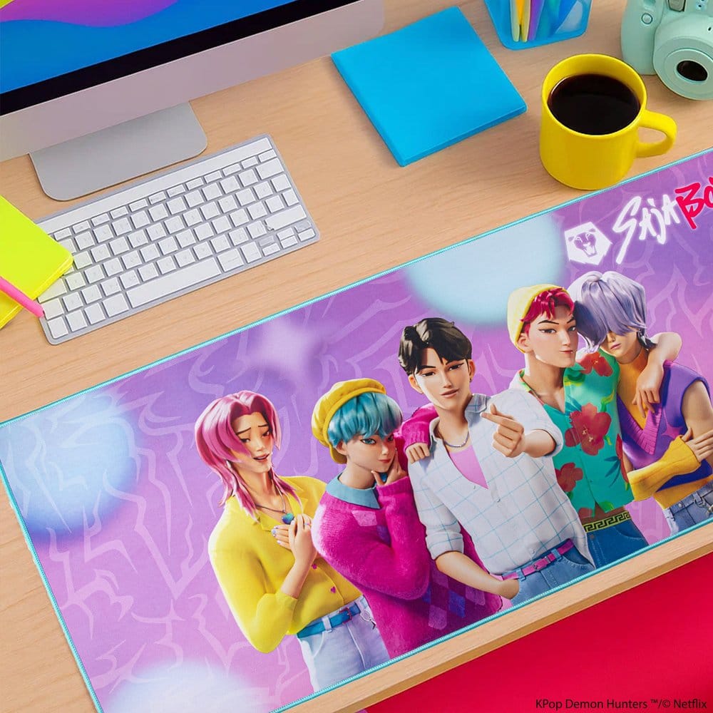 KPop Demon Hunters tapis de bureau Saja Boys XL