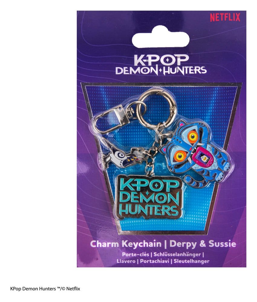 KPop Demon Hunters porte-clés à breloques Derpy & Sussie