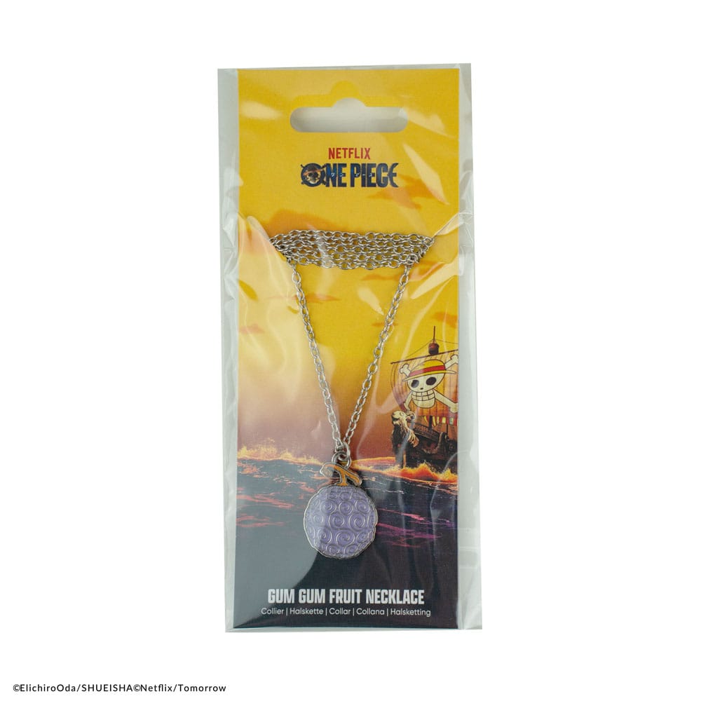 One Piece pendentif et collier Gum-Gum Fruit
