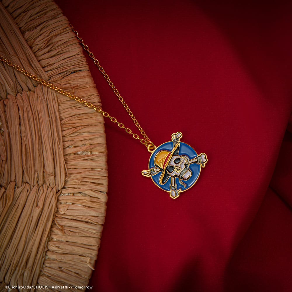 One Piece pendentif et collier Luffy
