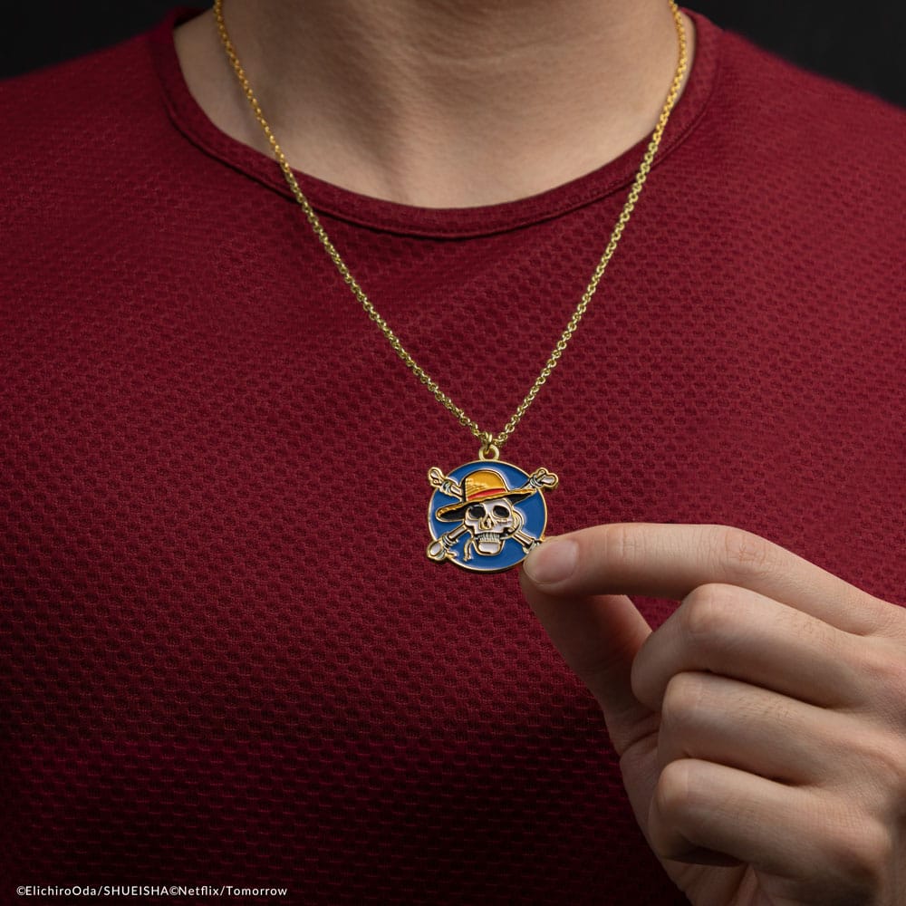 One Piece pendentif et collier Luffy