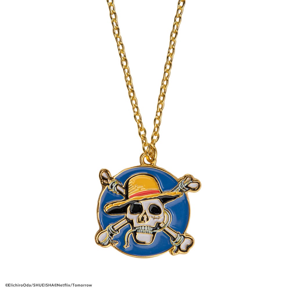 One Piece pendentif et collier Luffy