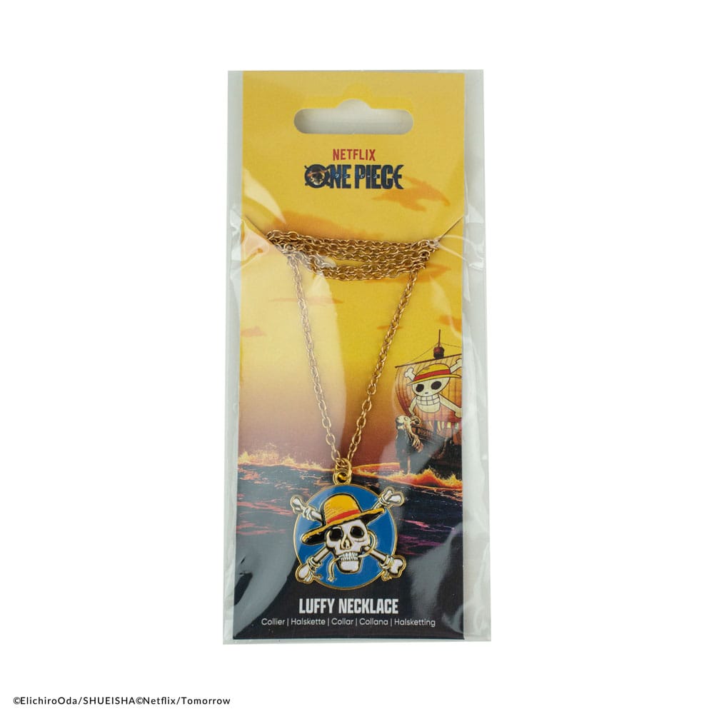 One Piece pendentif et collier Luffy