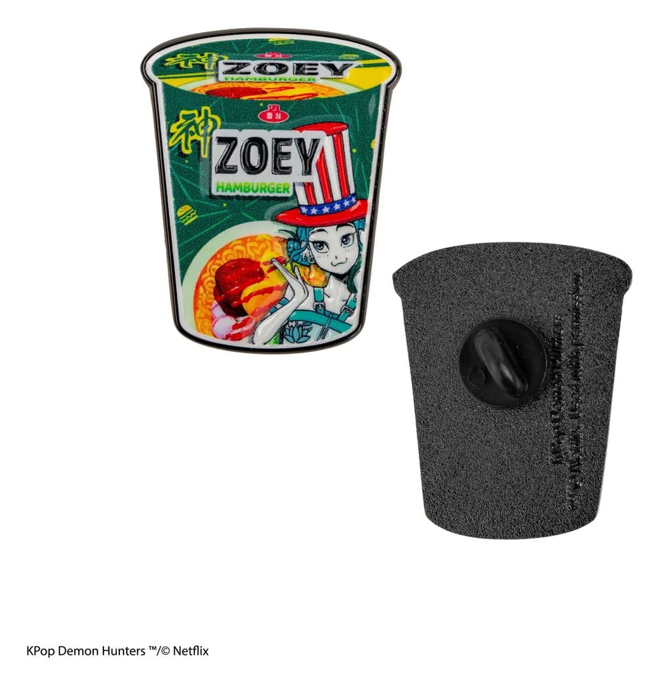 KPop Demon Hunters pin's Zoey Hamburger Noodles