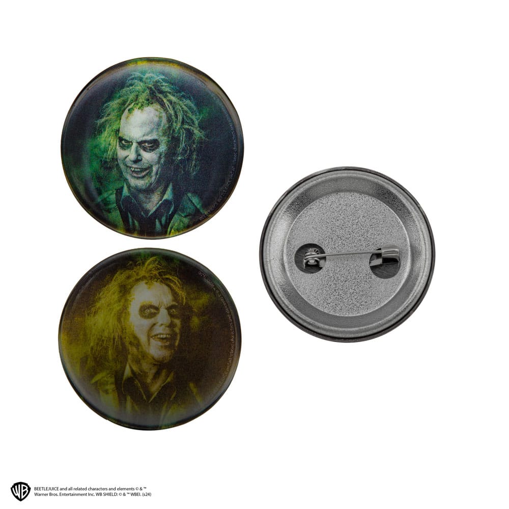 Beetlejuice pack 6 badges