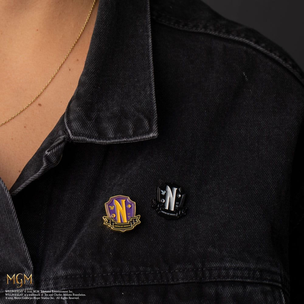 Wednesday pack 2 pin's Nevermore Academy