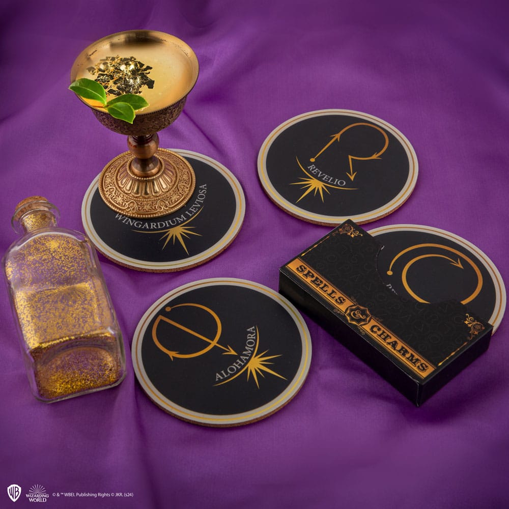 Harry Potter pack 4 sous-verres Spell & Charms