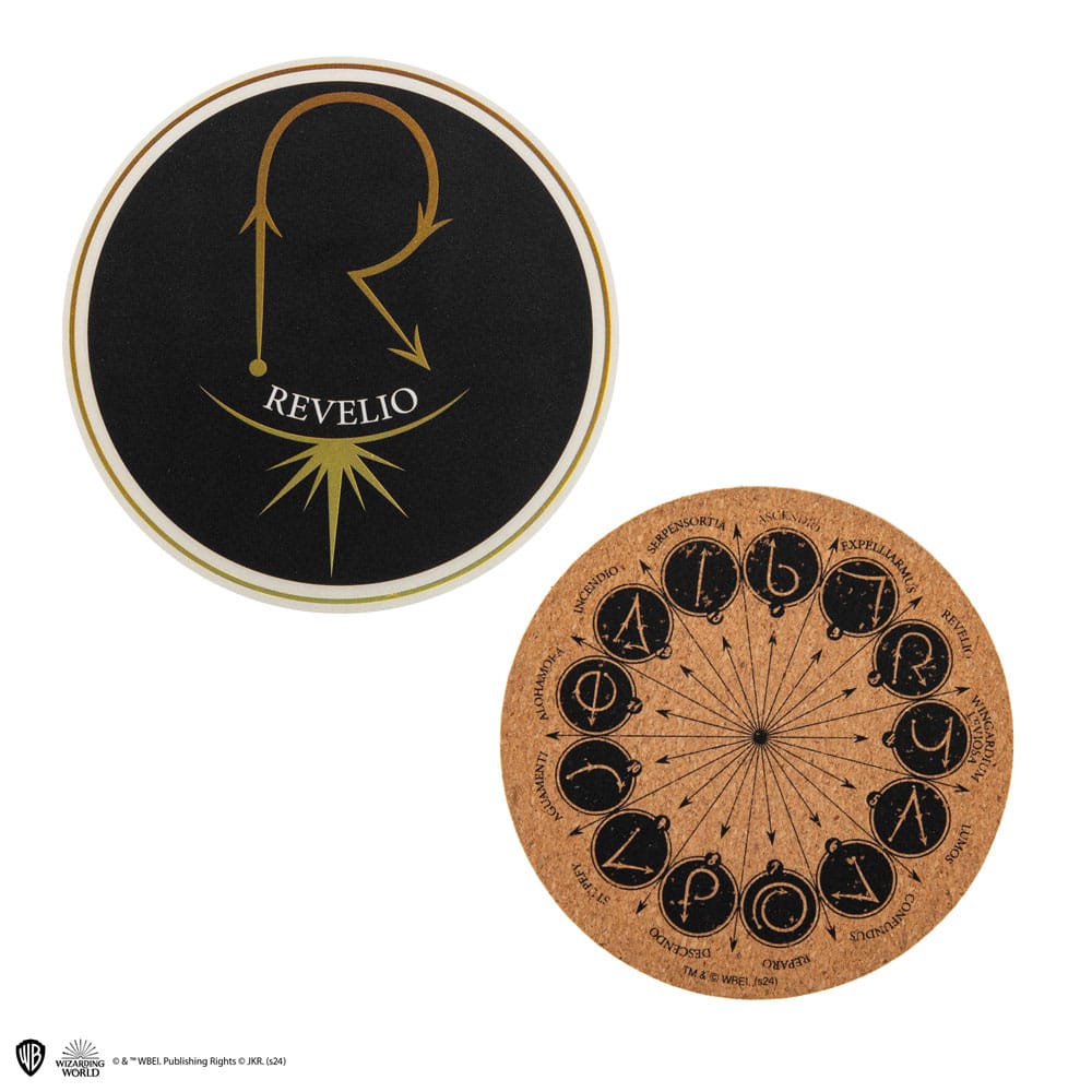 Harry Potter pack 4 sous-verres Spell & Charms