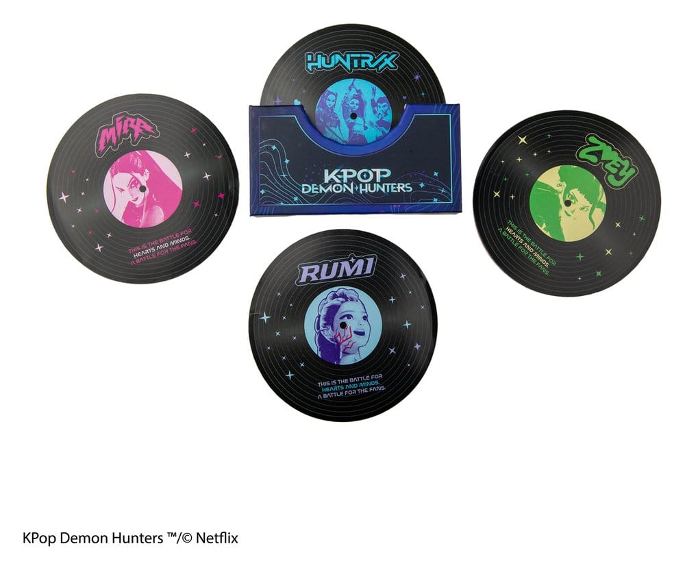 KPop Demon Hunters set de 4 sous-verres Hunters & Demons Soundtrack